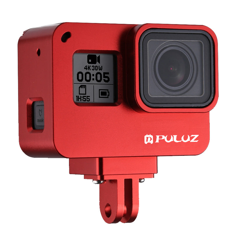 PULUZ PU186 Metal Frame Housing Case for GoPro Hero 5 Camera - Red