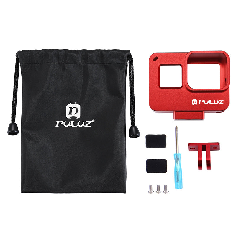 PULUZ PU186 Metal Frame Housing Case for GoPro Hero 5 Camera - Red