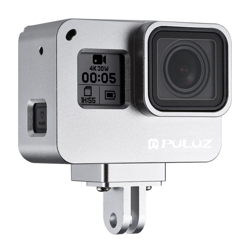 PULUZ PU186 Metal Frame Housing Case for GoPro Hero 5 Camera - Silver
