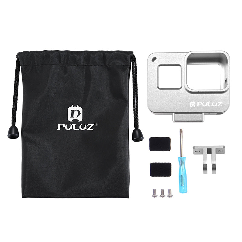 PULUZ PU186 Metal Frame Housing Case for GoPro Hero 5 Camera - Silver