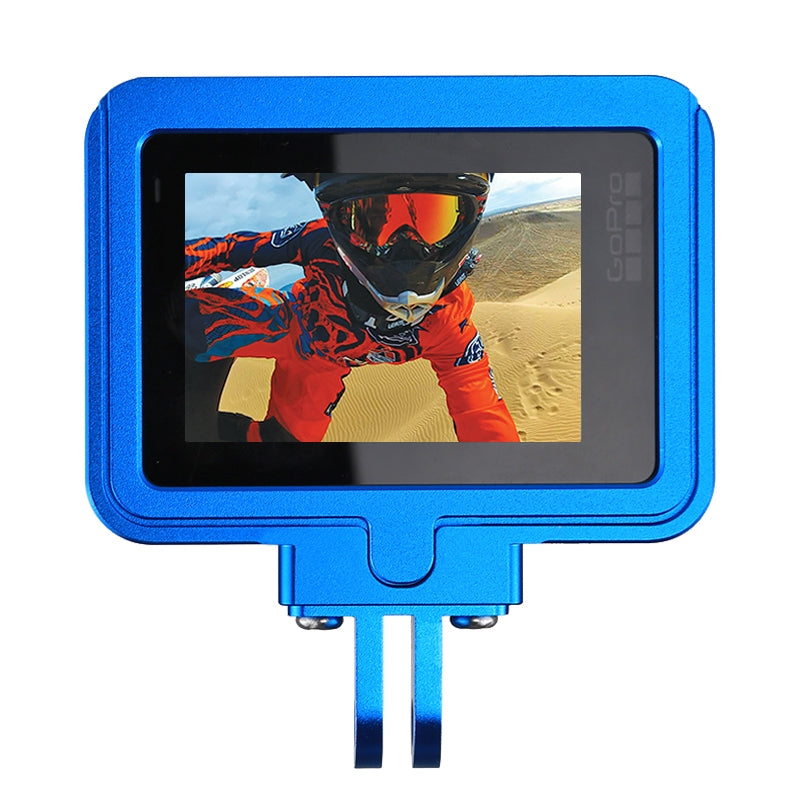 PULUZ PU186 Metal Frame Housing Case for GoPro Hero 5 Camera - Blue