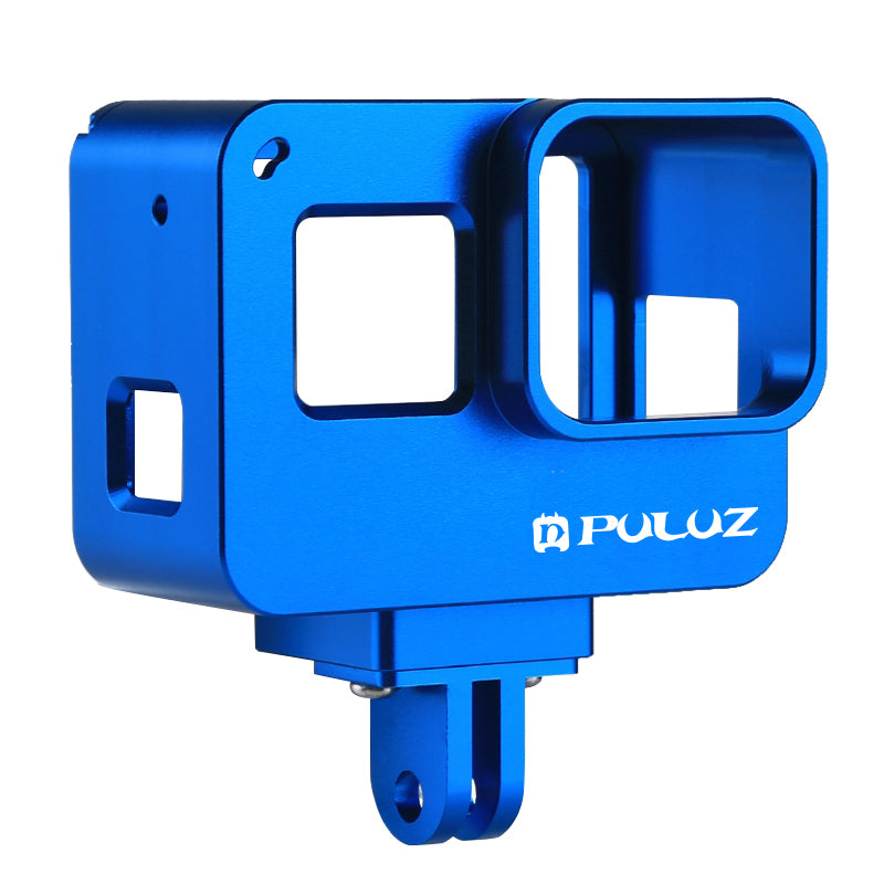 PULUZ PU186 Metal Frame Housing Case for GoPro Hero 5 Camera - Blue