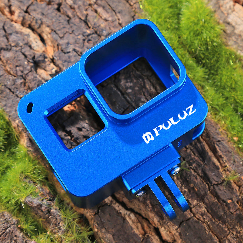 PULUZ PU186 Metal Frame Housing Case for GoPro Hero 5 Camera - Blue