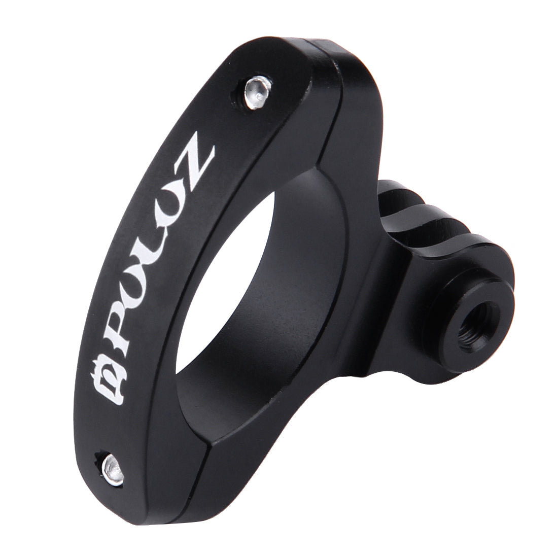 Puluz PU193 Aluminum Alloy O Shape Bicycle Bracket Bike Handlebar Mount for Gopro Hero 5 /4 /3+ /3 /2 /1 - Black
