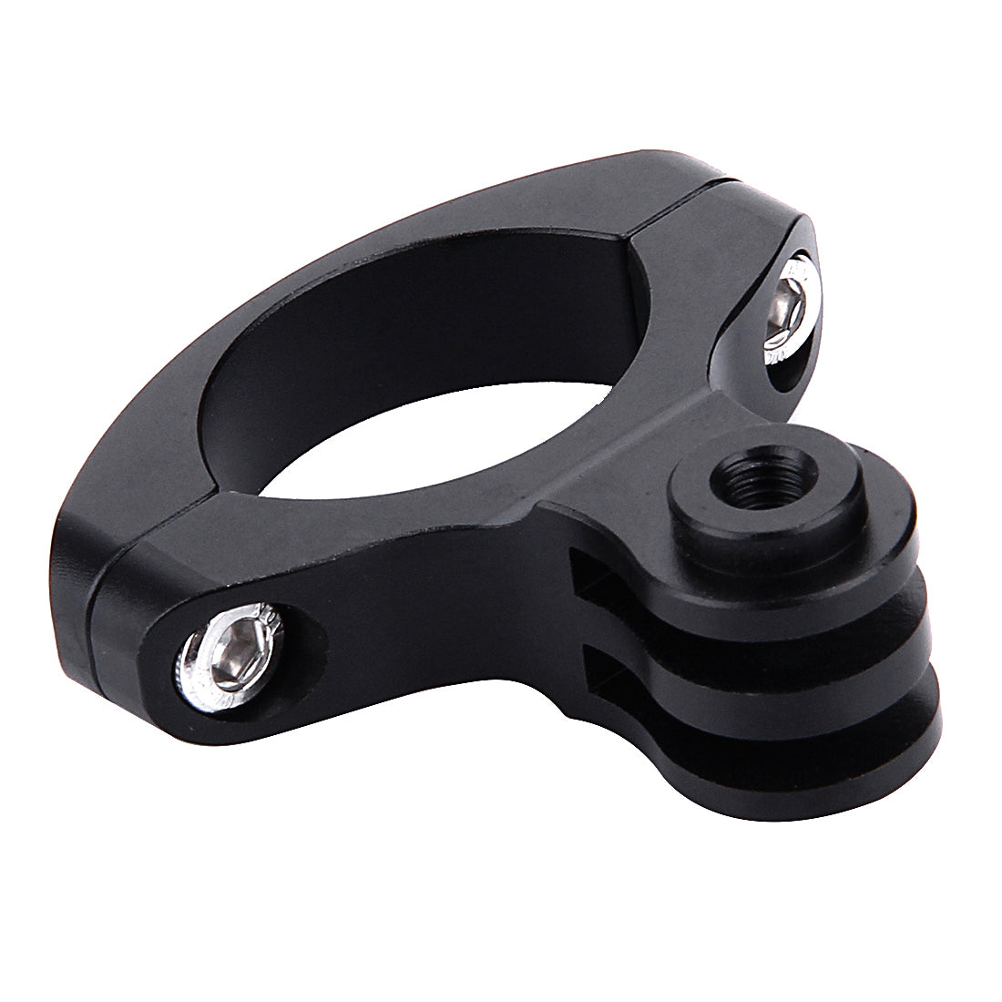 Puluz PU193 Aluminum Alloy O Shape Bicycle Bracket Bike Handlebar Mount for Gopro Hero 5 /4 /3+ /3 /2 /1 - Black