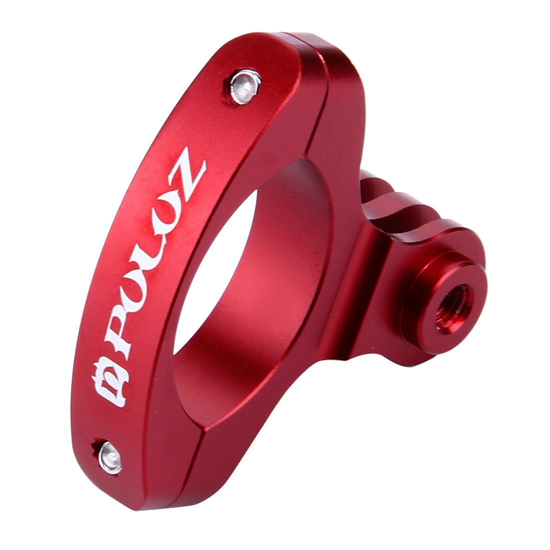 Puluz PU193 Aluminum Alloy O Shape Bicycle Bracket Bike Handlebar Mount for Gopro Hero 5 /4 /3+ /3 /2 /1 - Red