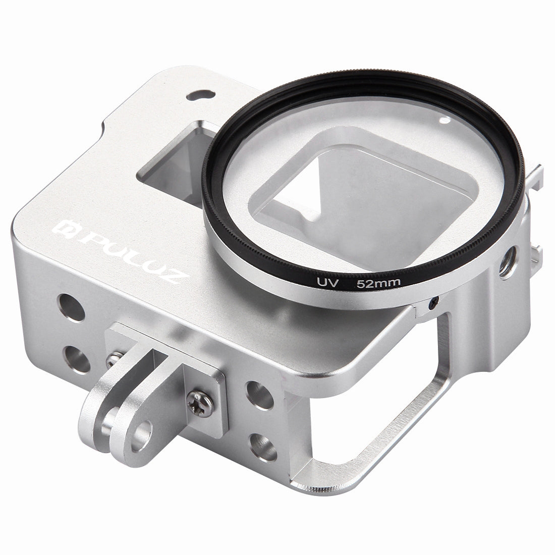 PULUZ PU183 Aluminium Alloy Protective Frame Housing Case for GoPro Hero5 - Silver
