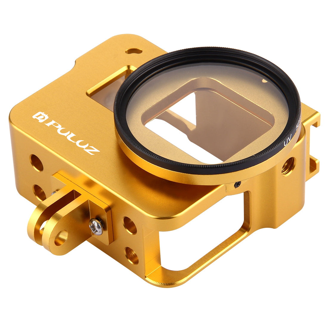 PULUZ PU183 Aluminium Alloy Protective Frame Housing Case for GoPro Hero5 - Yellow