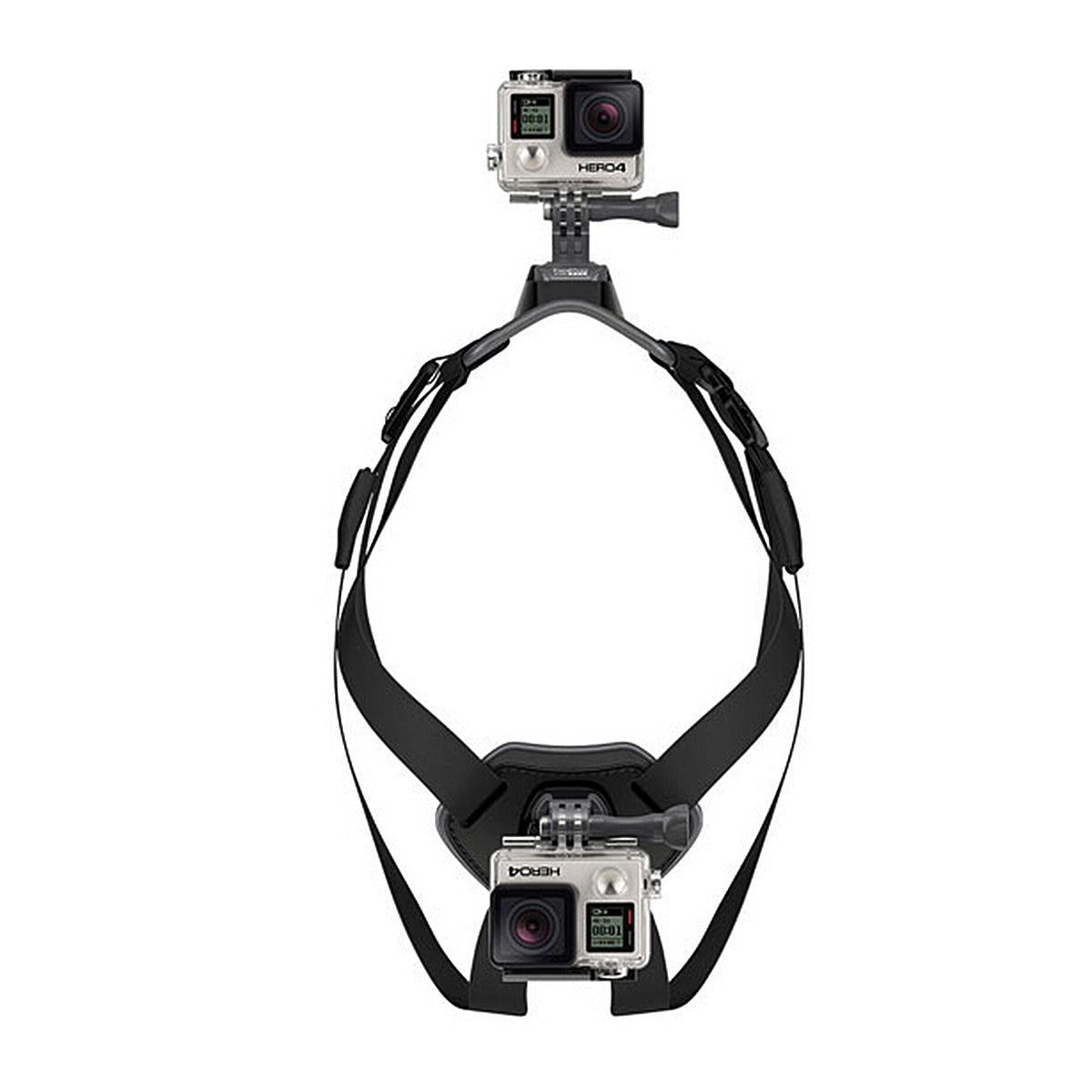 Puluz PU156 Hound Dog Fetch Harness Adjustable Chest Strap Mount for GoPro HERO Cameras - Black
