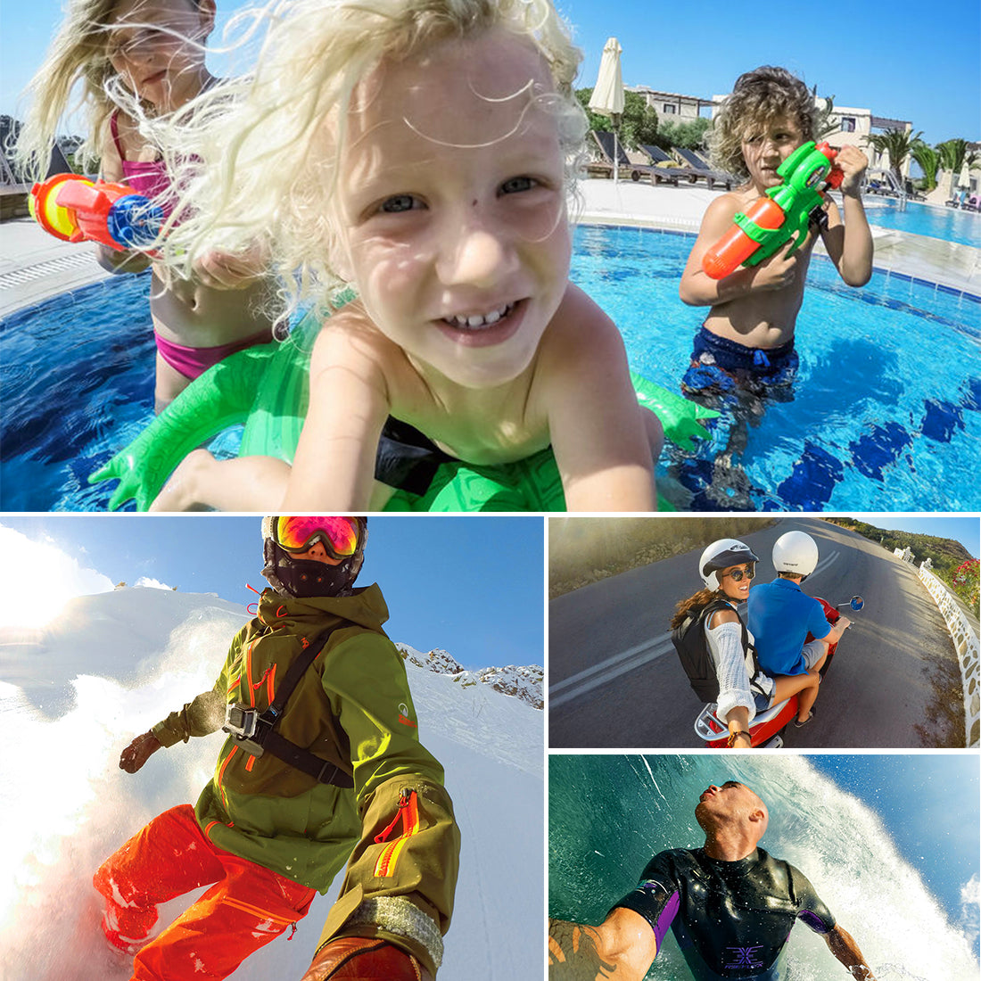 Puluz PU151 Nylon Adjustable Wrist Strap String Hand Lanyard Rope Cord for GoPro HERO 4/3+/3/2/1 Camera - Black