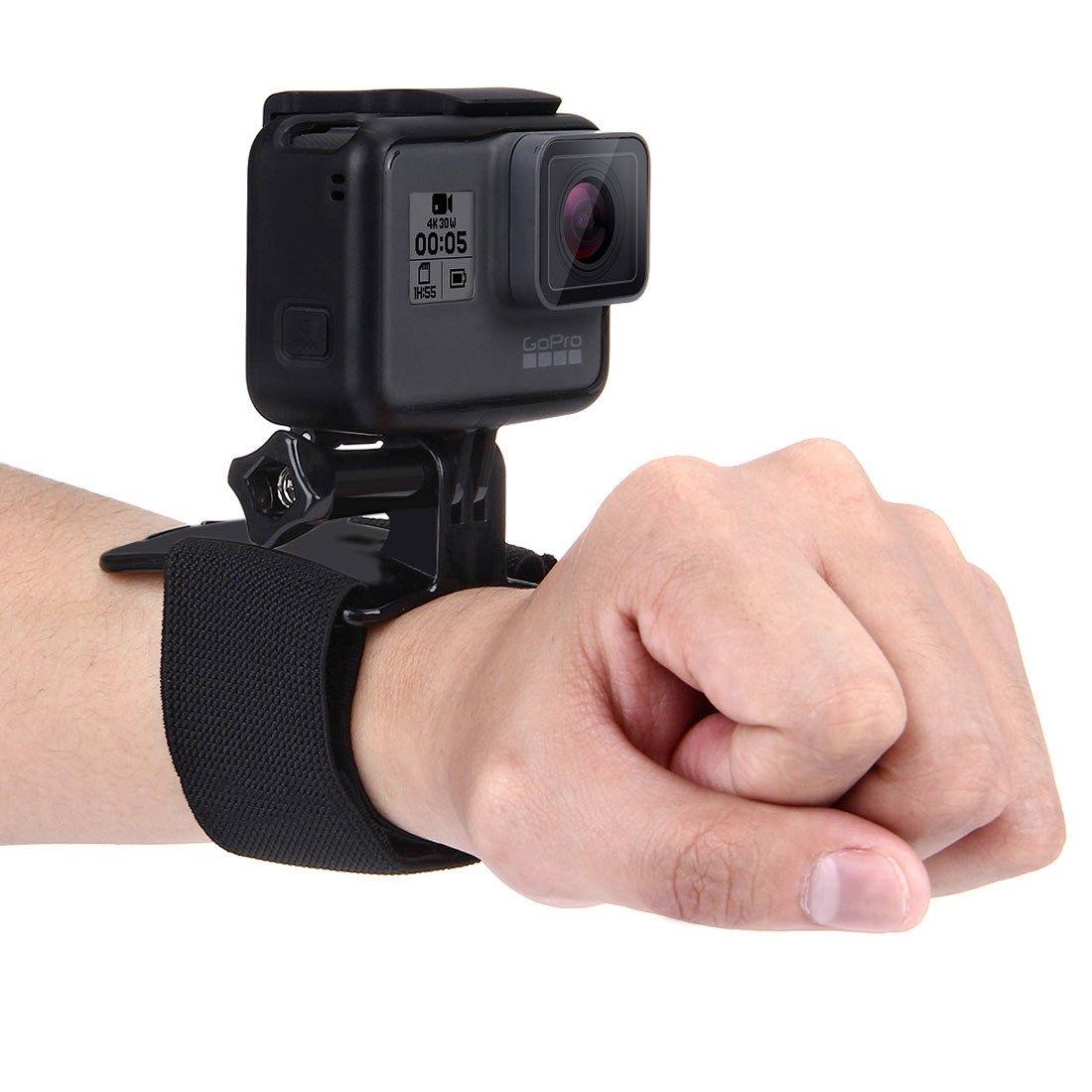 Puluz PU93 Adjustable Wrist Strap Mount for GoPro HERO5/4/3+/3/2/1 - Black