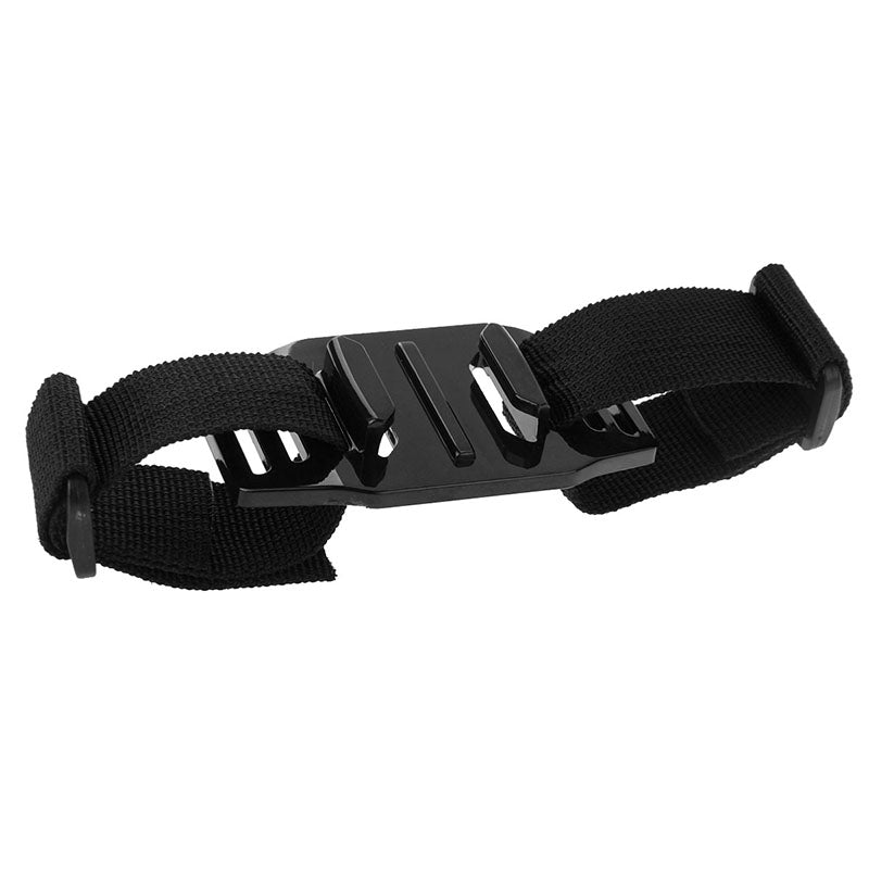 Puluz PU04 Adjustable Helmet Strap Head Belt Mount Mount Holder Adapter for GoPro HERO 3+/3/2 - Black