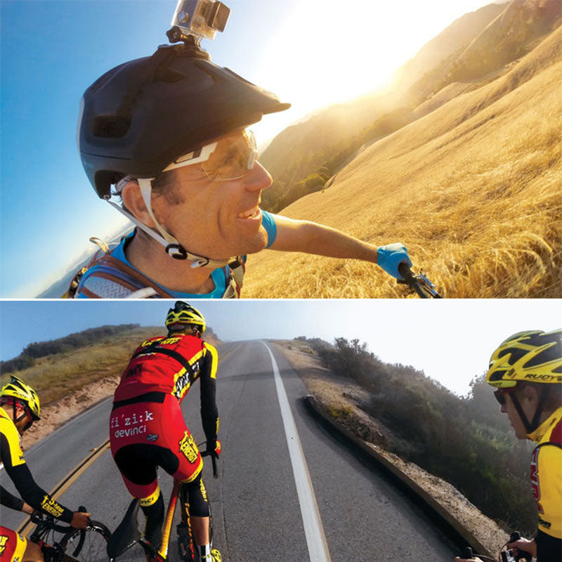 Puluz PU04 Adjustable Helmet Strap Head Belt Mount Mount Holder Adapter for GoPro HERO 3+/3/2 - Black