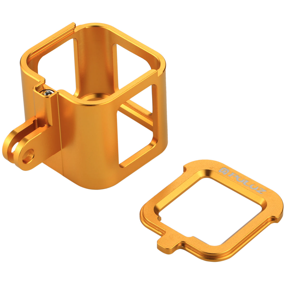 Aluminum Alloy Housing Frame Case for GoPro Hero 4 Session - Gold