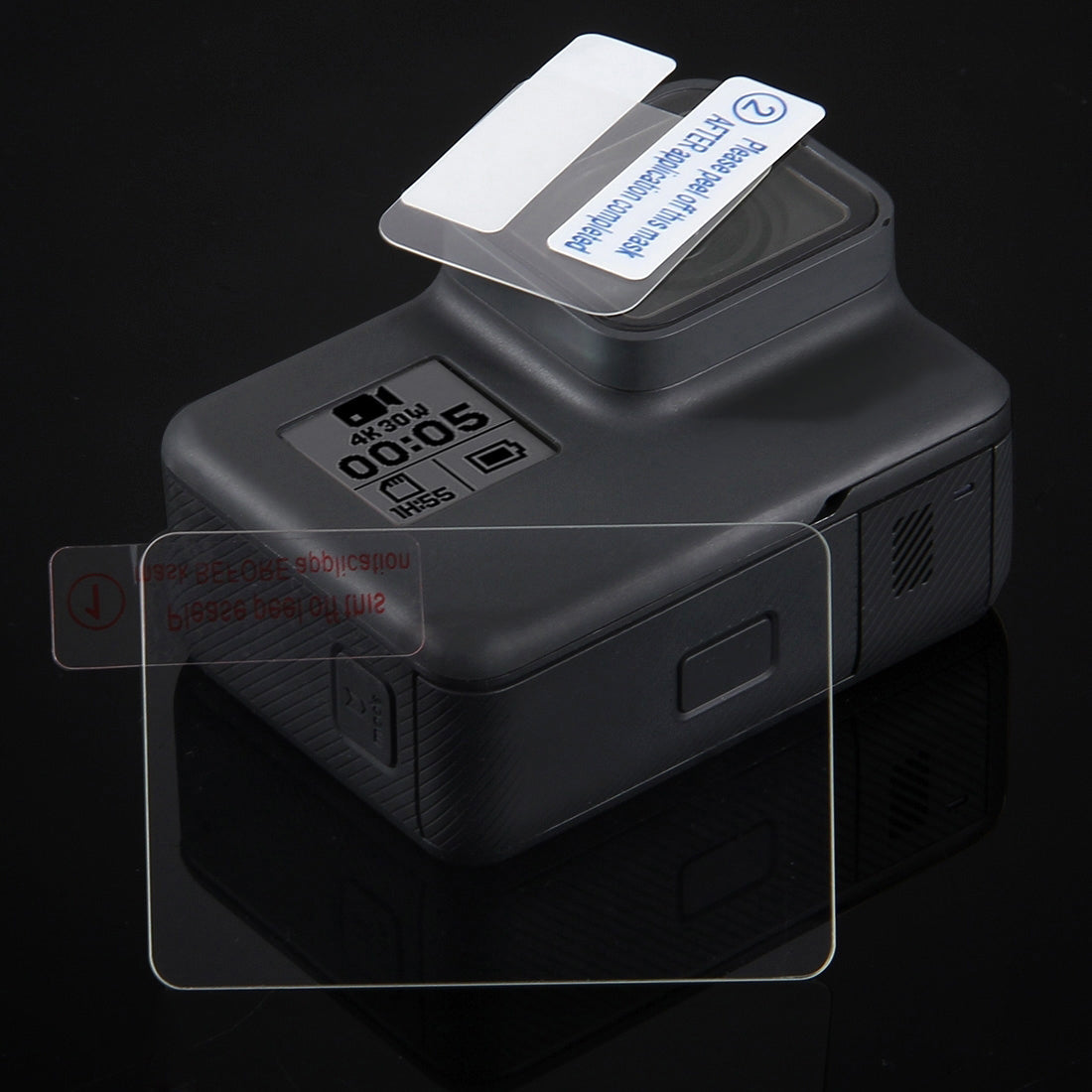 Puluz PU192 Toughened Glass Lens+LCD Screen Protector for GoPro Herofor GoPro Hero5