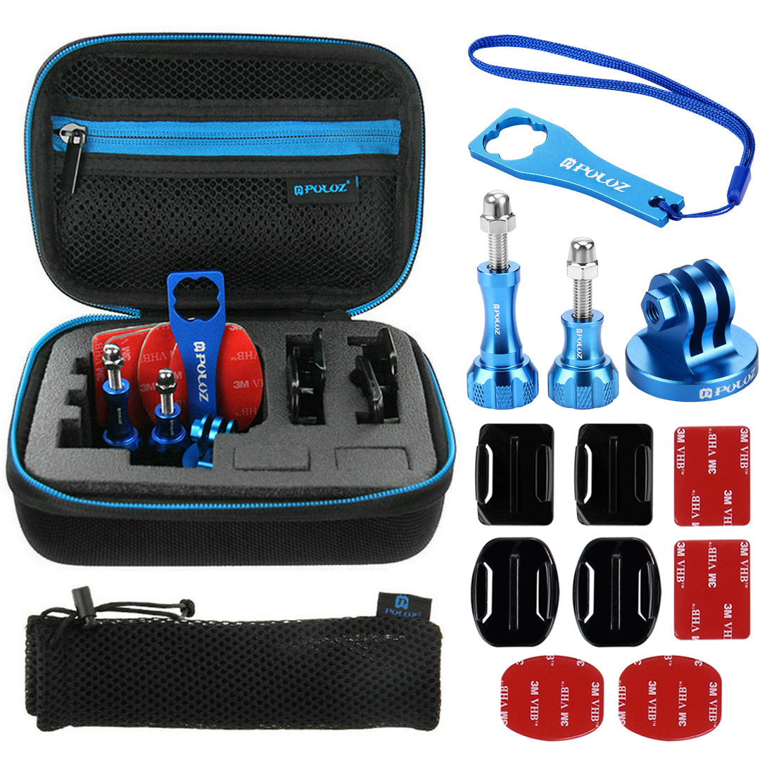 Puluz PKT14 13-in-1 Hardware GoPro Accessory Kits