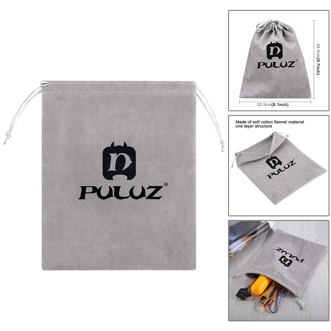 Puluz PKT19 24 in 1 Bike Helmet Strap Extension Arm Quick Release Buckles Surface Mounts Combo Kit for GoPro