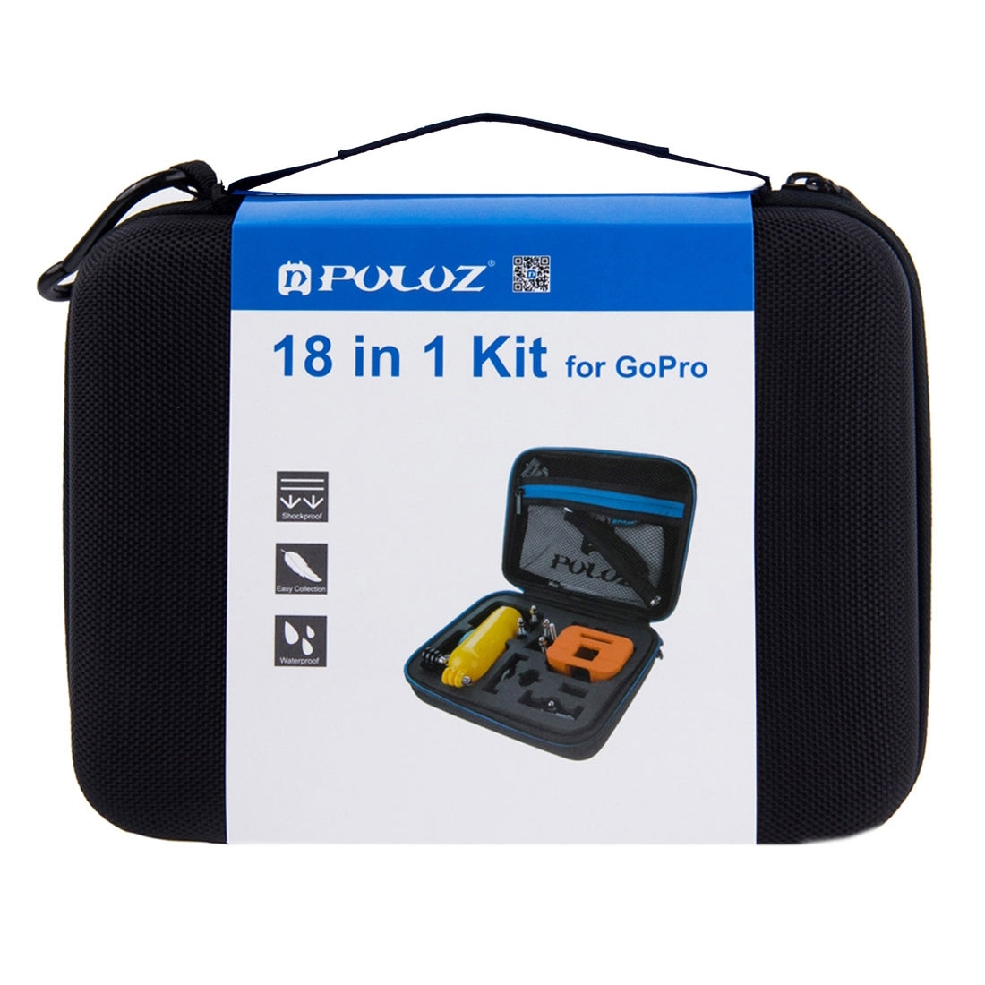 PULUZ PKT23 18 in 1 Camera Accessories Combo Kit for GoPro Hero5 Session / Hero4 Session