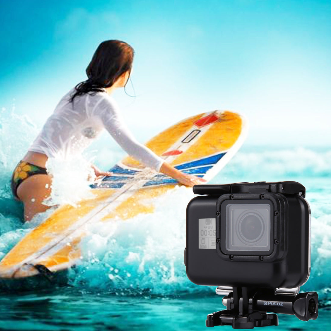 Puluz PU226 for GoPro Hero5 Diving Touch Screen 45M Waterproof Case Shell