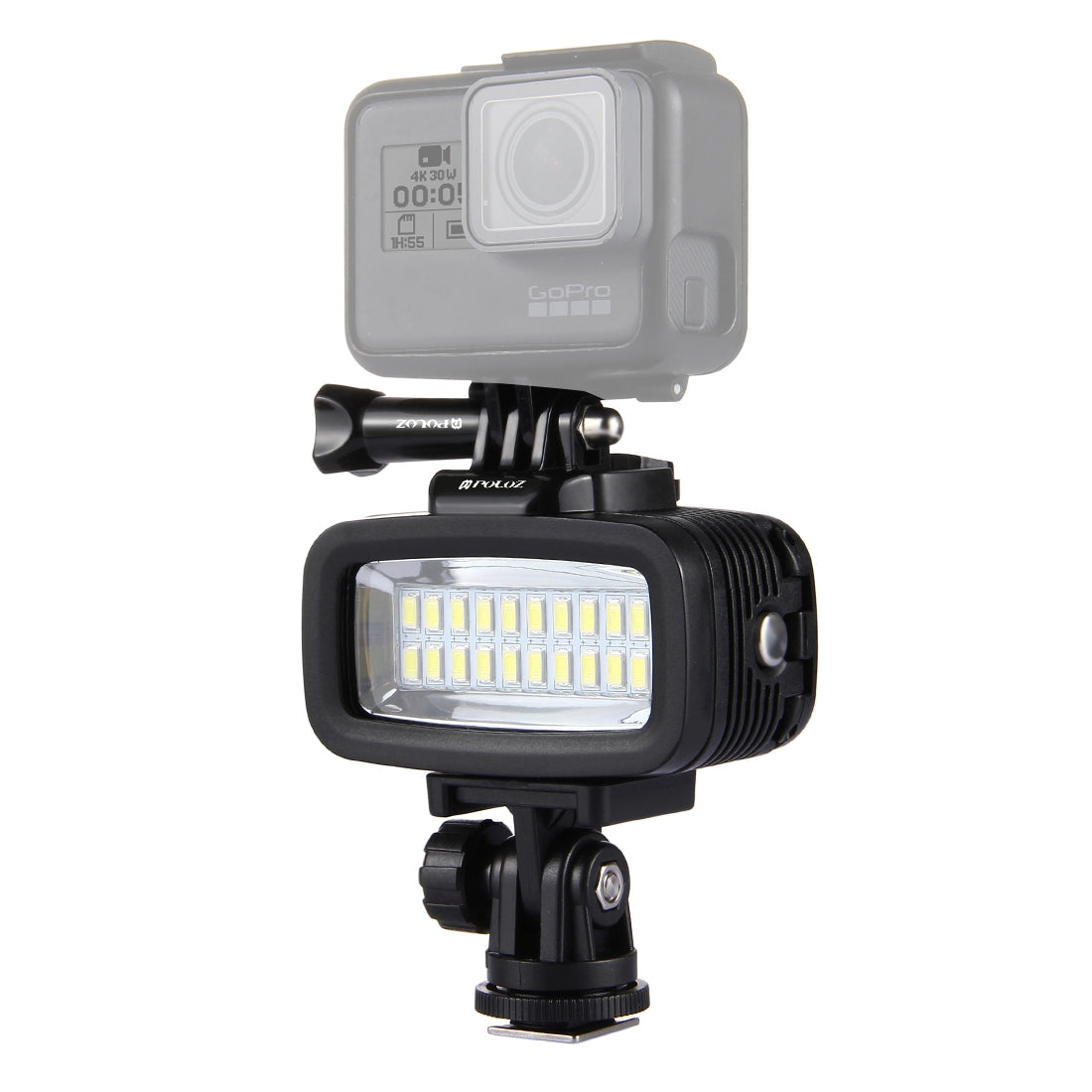 Puluz PU222 GoPro Camera Diving Waterproof 20-LED Strong Fill-in Light