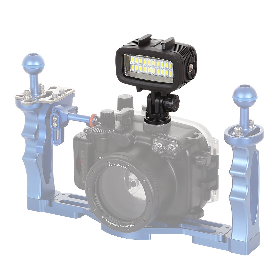 Puluz PU222 GoPro Camera Diving Waterproof 20-LED Strong Fill-in Light