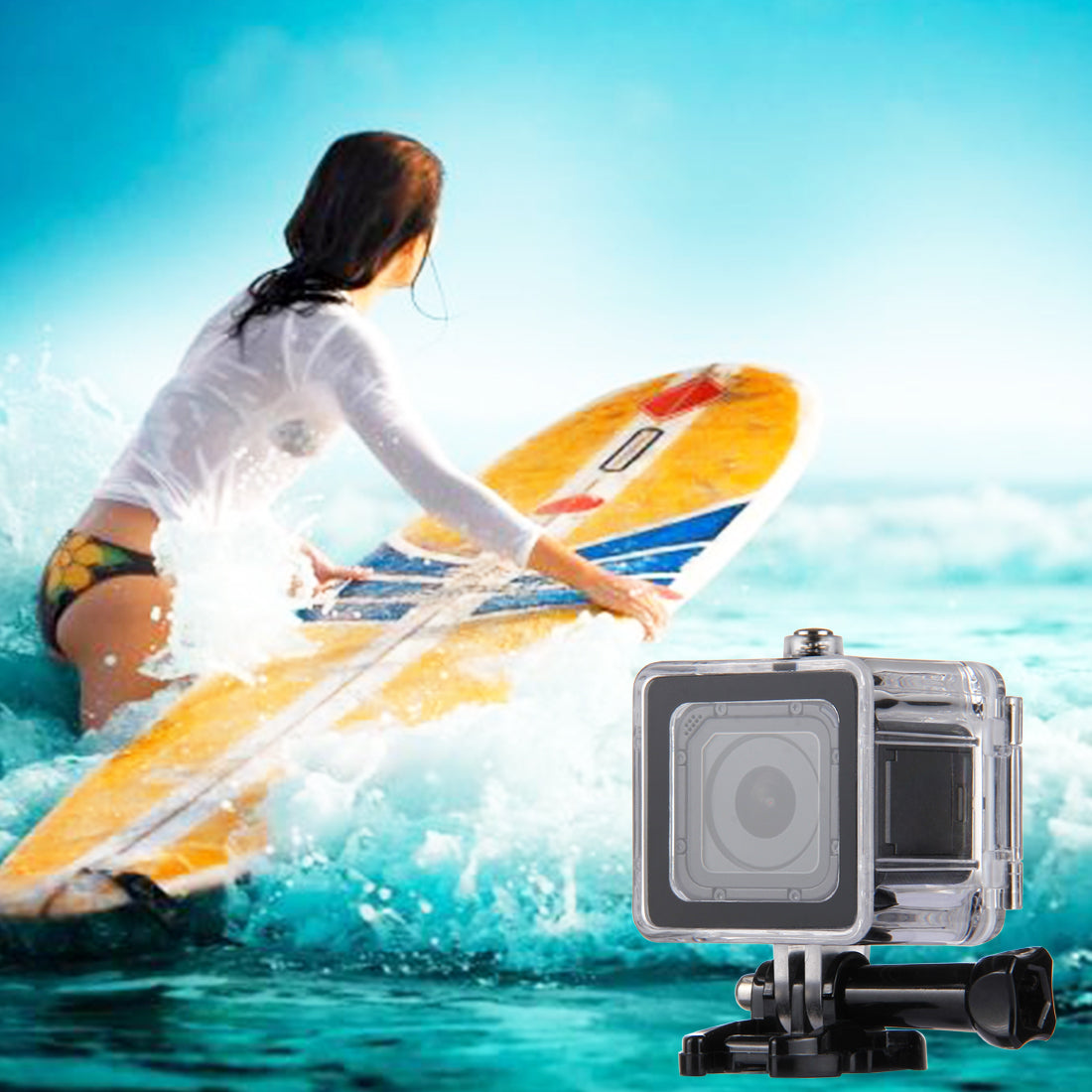 PULUZ PU218 Waterproof Anti-dropping Housing Cover for Gopro Hero 5