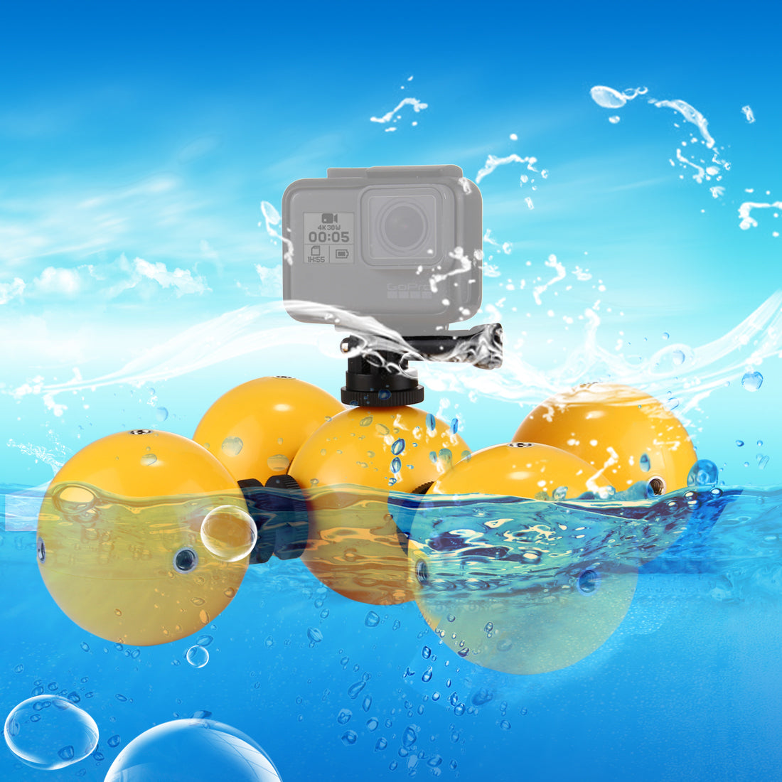 Puluz PU209 GoPro Floating Bobber Balls Buoyancy Sphere Balls for Gopro Cameras