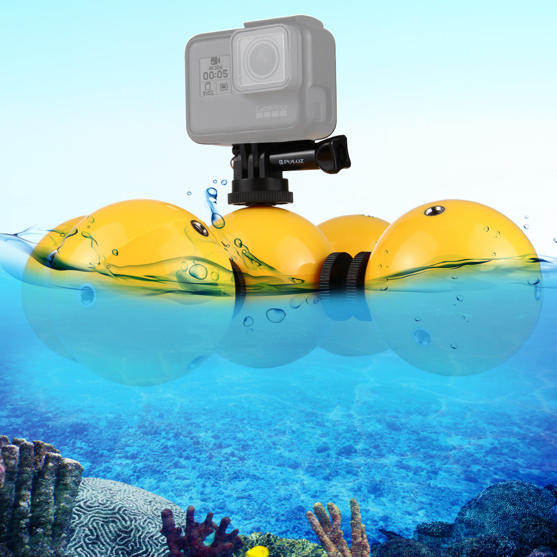 Puluz PU209 GoPro Floating Bobber Balls Buoyancy Sphere Balls for Gopro Cameras