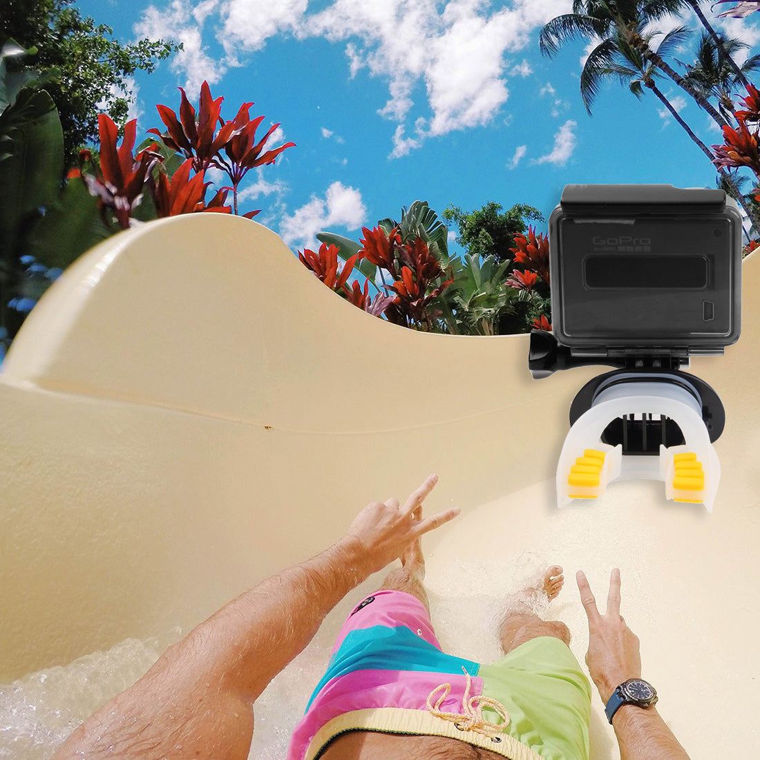 Puluz PU172B  GoPro Accessory Surf Ski Braces Selfie Tool for GoPro Hero 4S