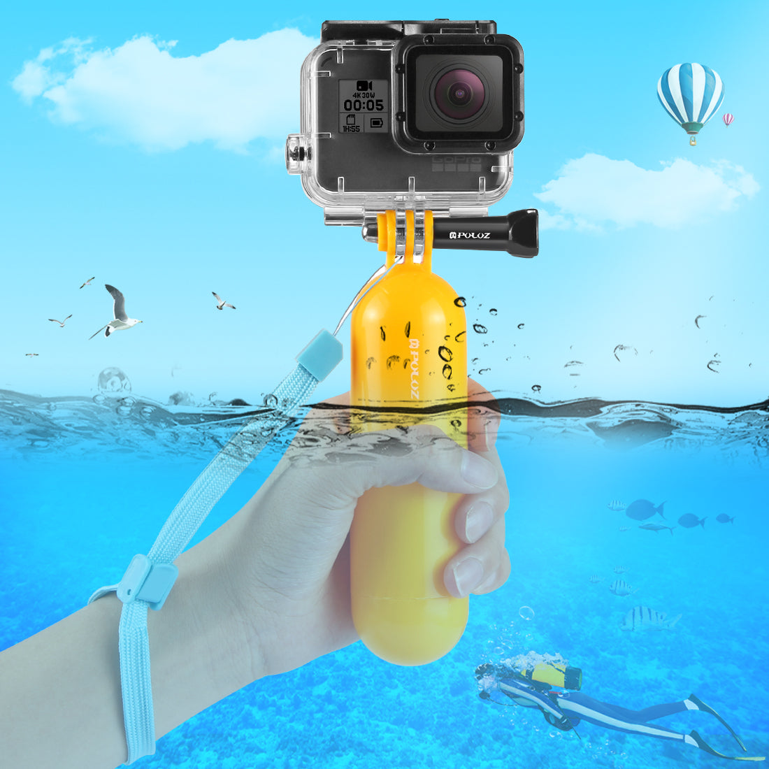 Puluz PU81 Floating Bobber Handy Grip Diving Selfie Gopro Accessory for Gopro Hero 4