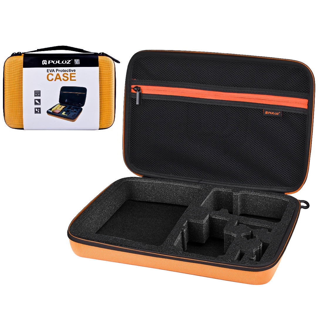 Puluz PU170 Orange Storage Camera Case for GoPro Hero 4 /3+ /3 /2 /1, Size: 32 x 22 x 7cm