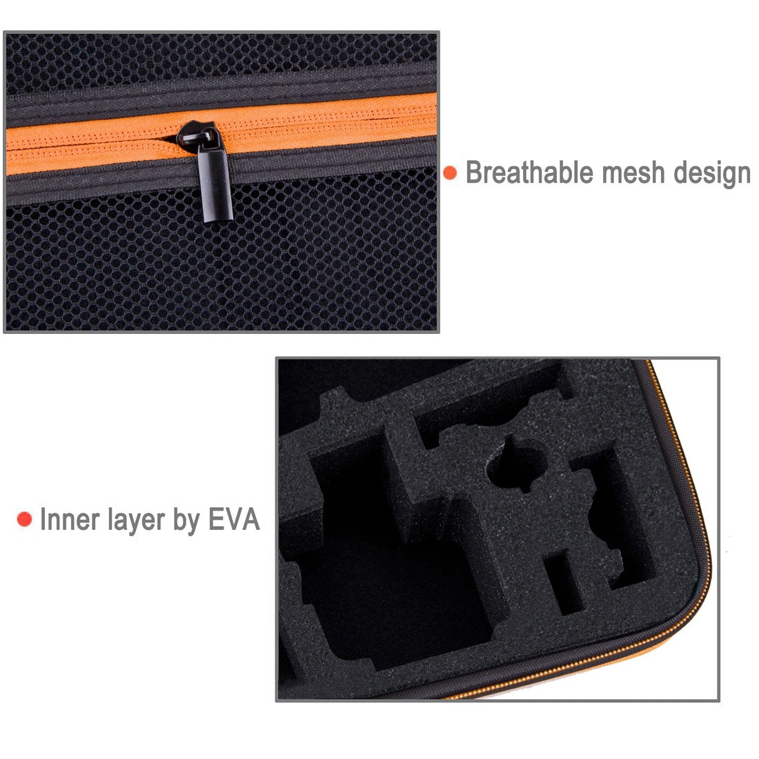 Puluz PU170 Orange Storage Camera Case for GoPro Hero 4 /3+ /3 /2 /1, Size: 32 x 22 x 7cm