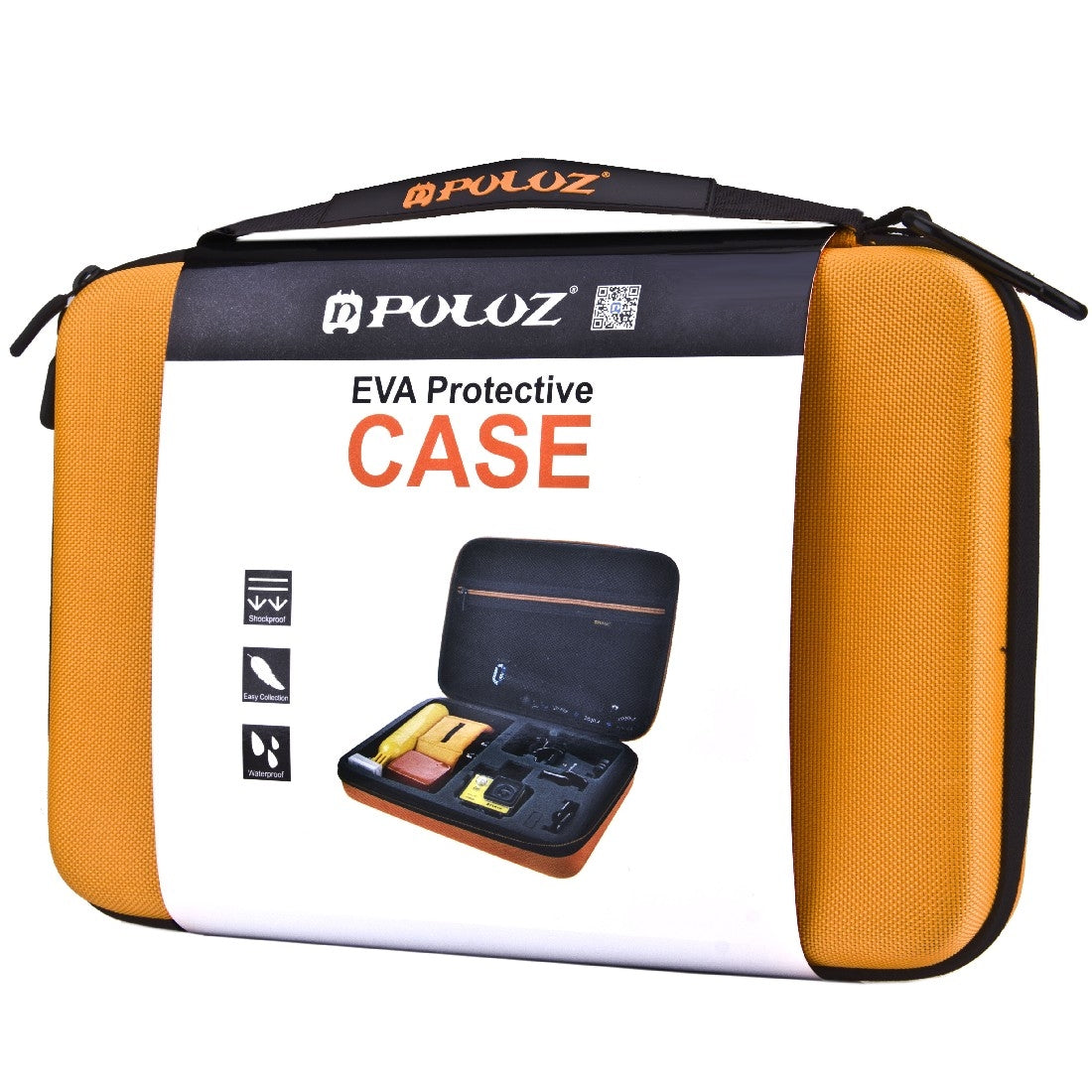 Puluz PU170 Orange Storage Camera Case for GoPro Hero 4 /3+ /3 /2 /1, Size: 32 x 22 x 7cm