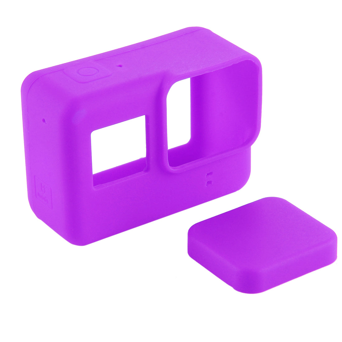 Puluz PU189 Silicone Protective Housing Frame Case and Lens Cap for GoPro Hero 5/6/7 - Purple