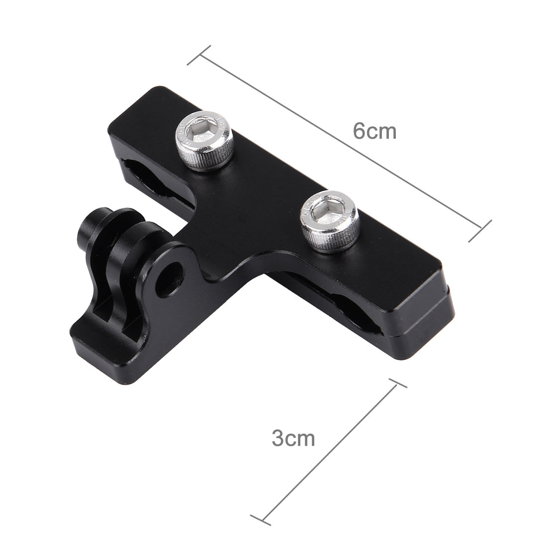 Puluz PU181 Aluminium Alloy Bike Seat Cushion Mount for GoPro Hero 6/5/4, DJI OSMO Action Camera - Black
