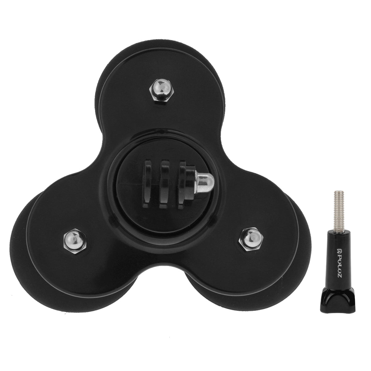 Puluz PU164B Triangle Suction Cup Mount with Screw for GoPro HERO 6 / 5 / 5 Session / 4 Session