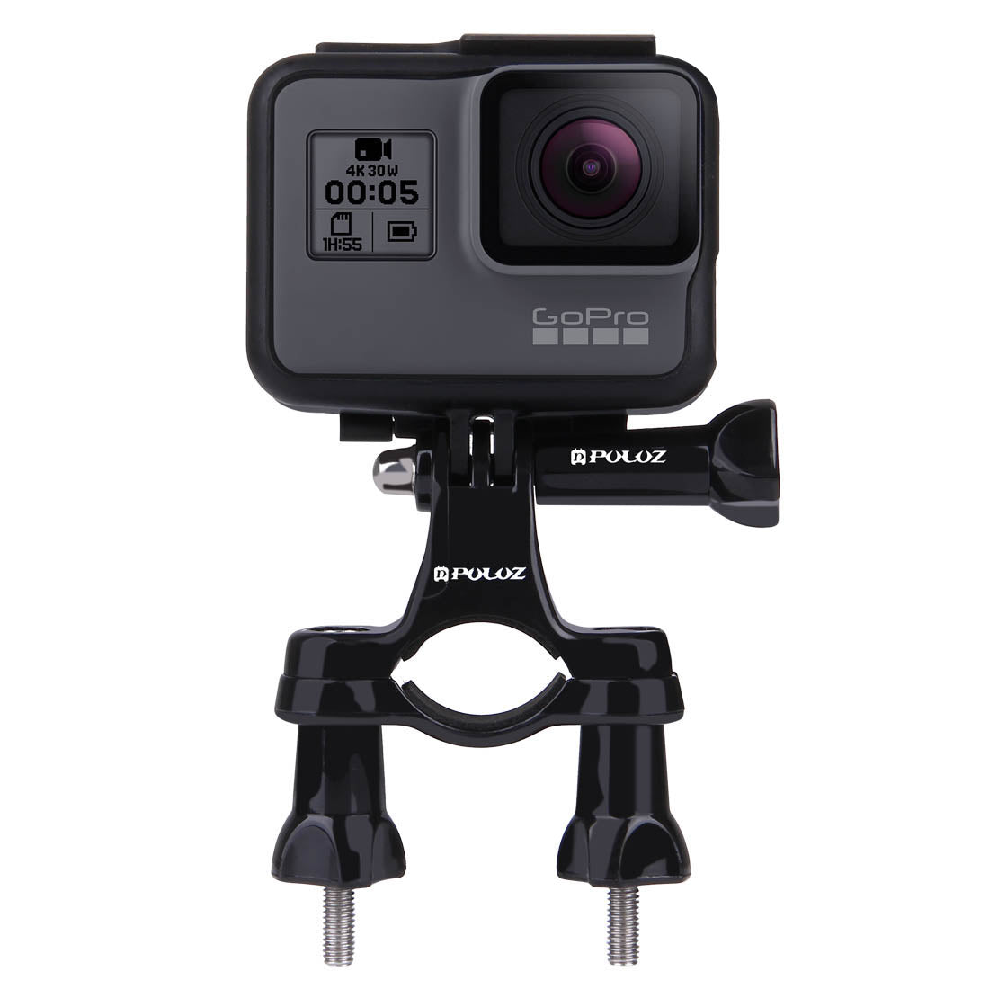 Puluz PU01 Universal Bike Motorcycle Handlebar Mount with Screw for GoPro Hero 6 / 5 / 5 Session / 4 Session