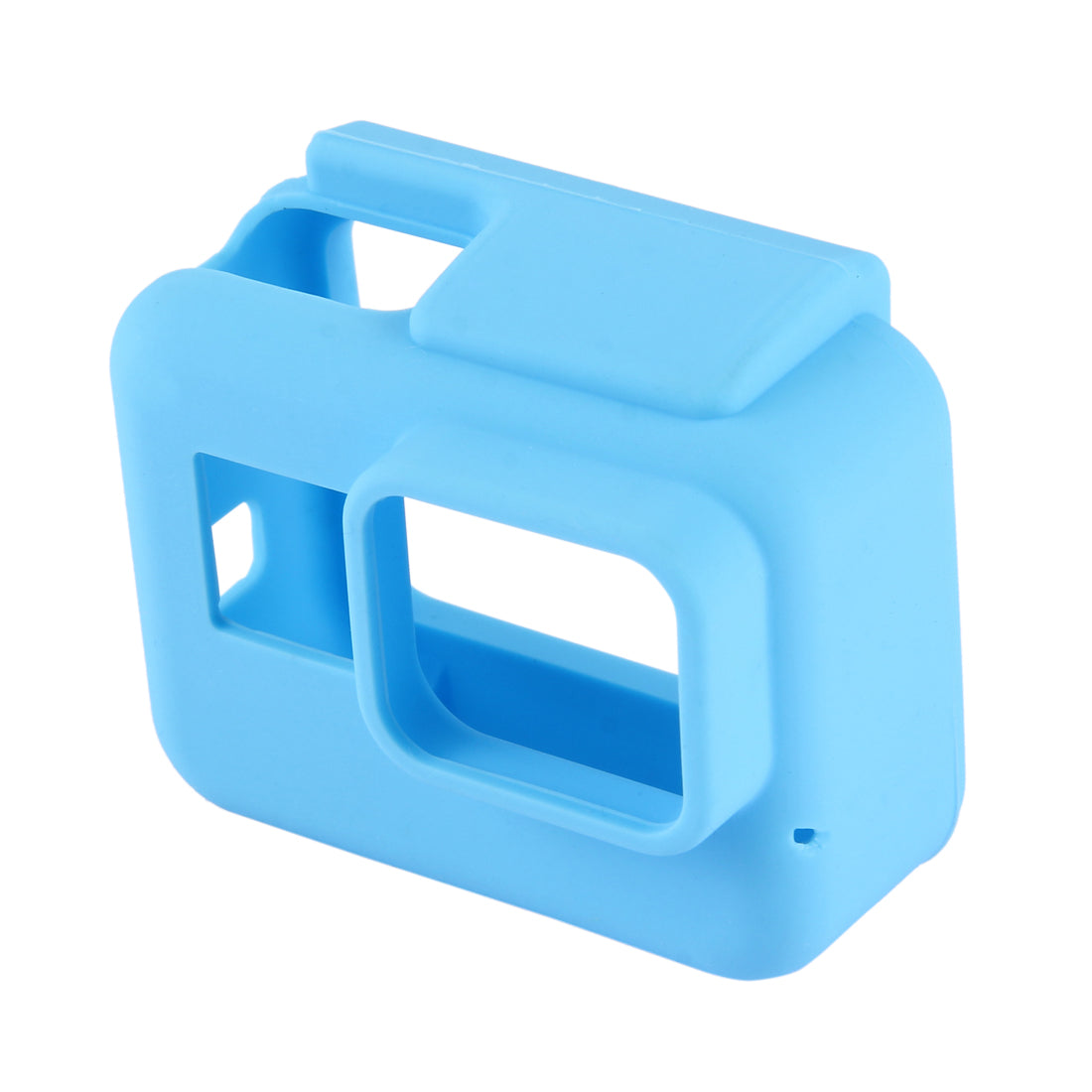 PULUZ PU190 Silicone Case and Lens Cover for GoPro Hero 5 with Frame - Blue