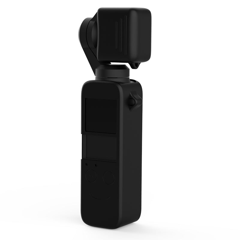 Sports Camera Silicone Protective Shell Protective Cover for DJI Osmo Pocket Lingbi PTZ Camera - Black