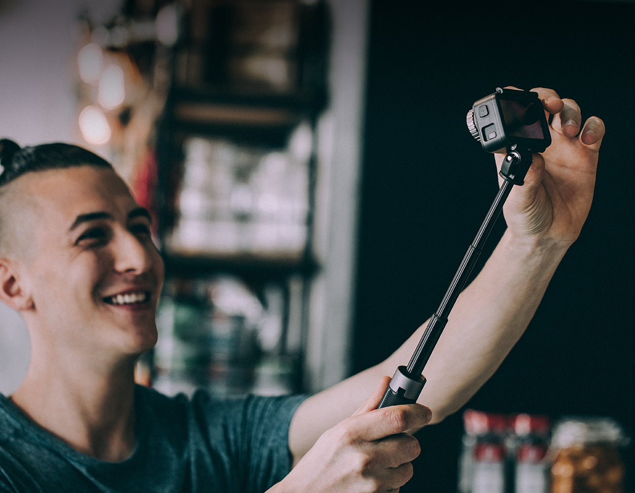 PGYTECH Portable Action Camera Extension Pole Tripod Mini