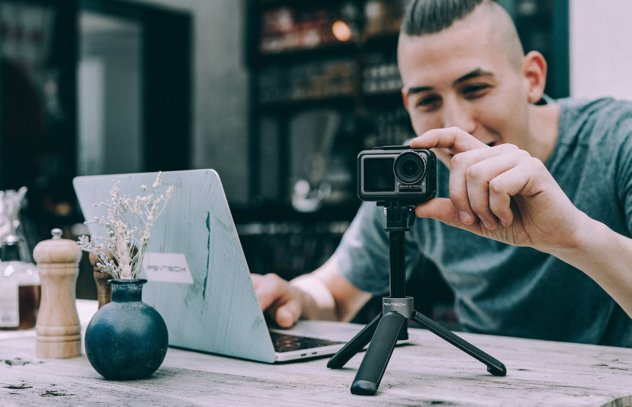 PGYTECH Portable Action Camera Extension Pole Tripod Mini