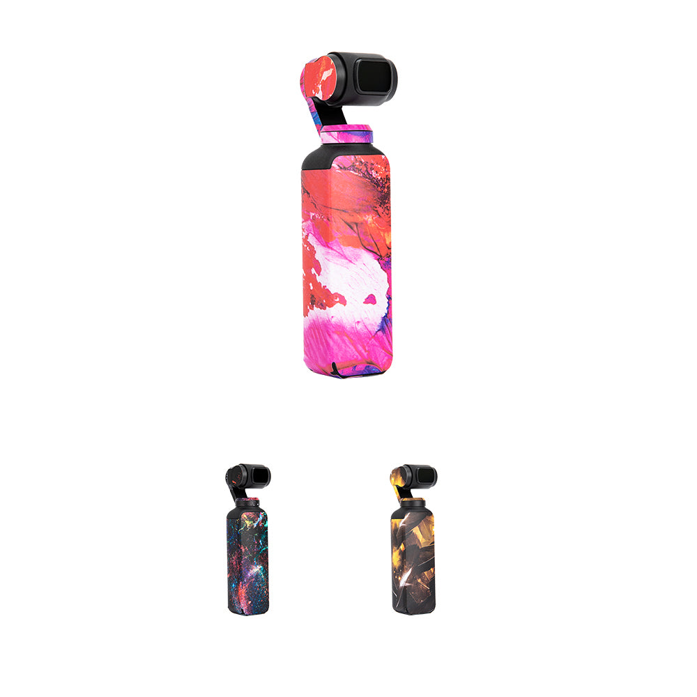 3Pcs Waterproof Stickers for DJI OSMO Pocket Handheld Gimbal Colorful Decals 3M Scotchcal Film Skin Stickers