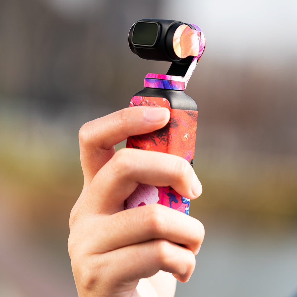3Pcs Waterproof Stickers for DJI OSMO Pocket Handheld Gimbal Colorful Decals 3M Scotchcal Film Skin Stickers