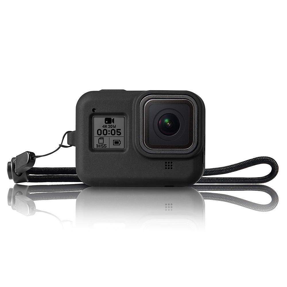 Gopro 8 Sports Camera Protecitve Cover Silicone Case - Black