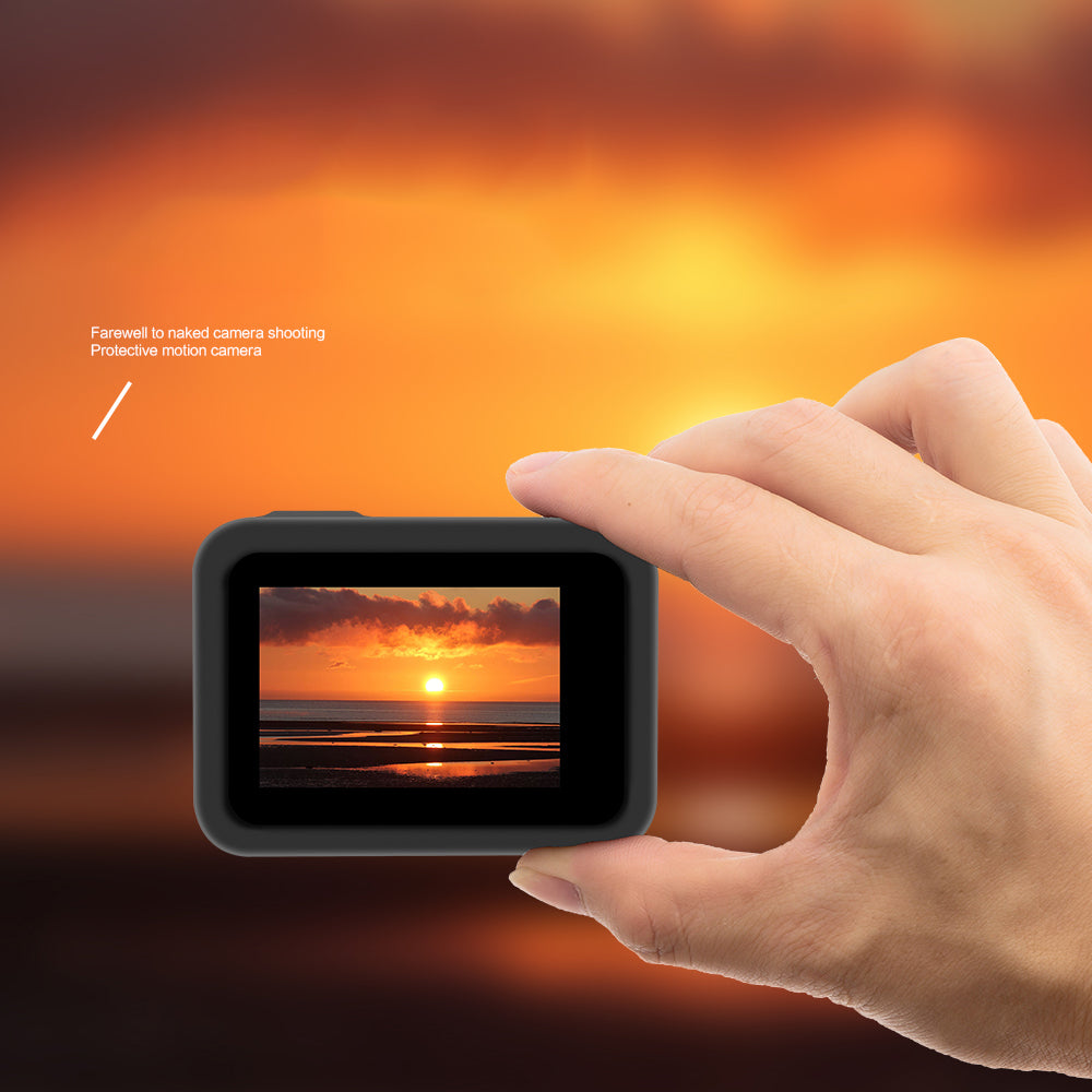 Gopro 8 Sports Camera Protecitve Cover Silicone Case - Black