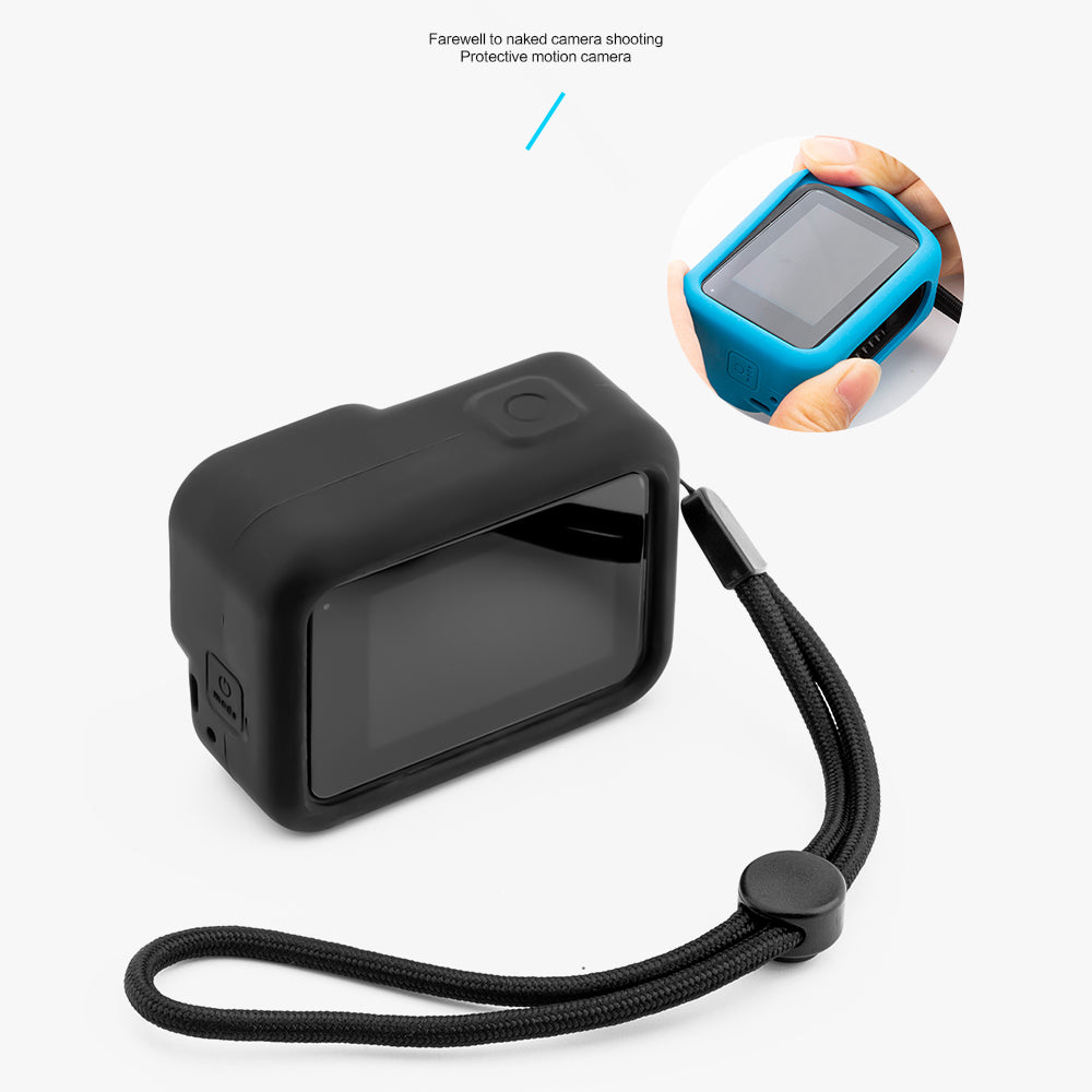 Gopro 8 Sports Camera Protecitve Cover Silicone Case - Black