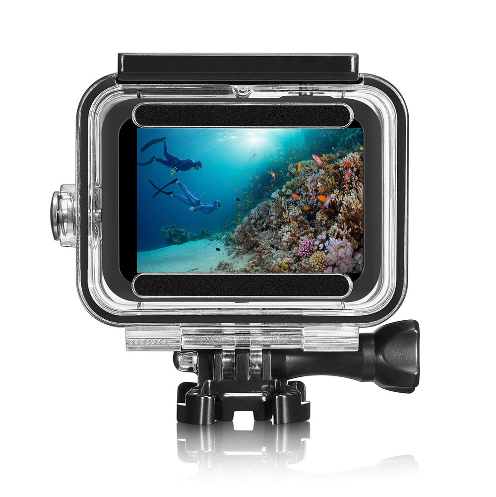 Uniqkart for Gopro 8 Waterproof Case+Red Purple Pink Filter