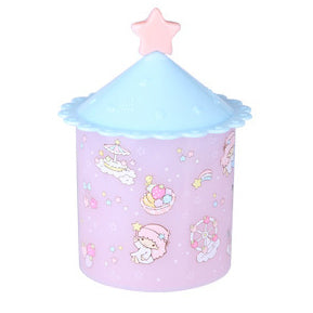 Creative Cartoon Cosmetic Cotton Swabs Storage Box Case - Pink