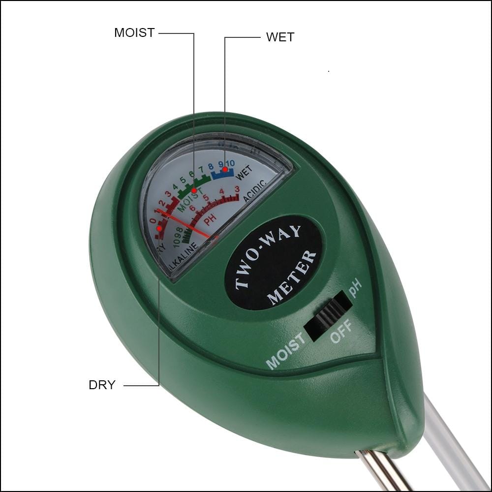RZ103 Mini Soil PH Moisture Humidity Measuring PH Meter Soil Moisture Monitor Hygrometer Gardening Plant Farming Moisture Tester