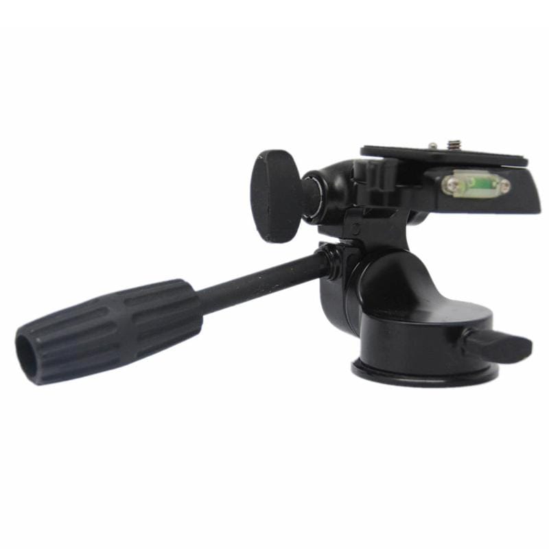Three-dimensional Head for Camera Tripod (Black)
